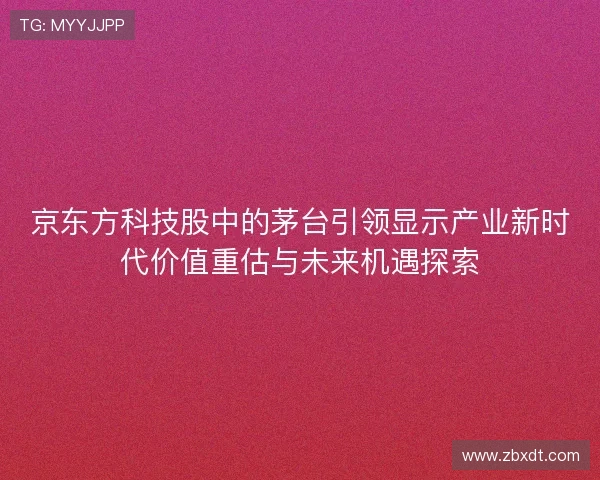 京东方科技股中的茅台引领显示产业新时代价值重估与未来机遇探索 京东方科技股中的茅台引领显示产业新时代价值重估与未来机遇探索